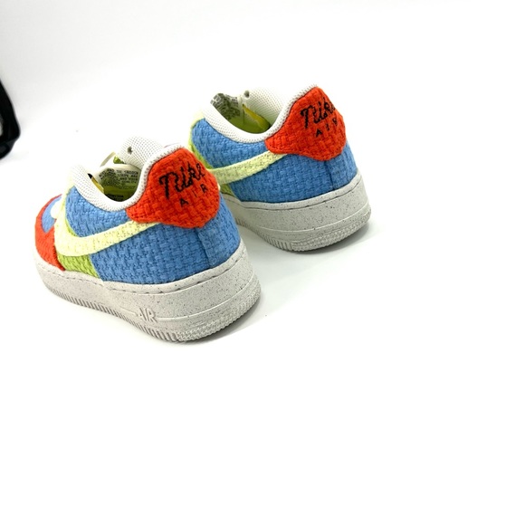 Air Force 1 LV8 Next Nature ‘University Blue/Vivid Green/Team Orange (GS) 6.5 - Picture 3 of 6